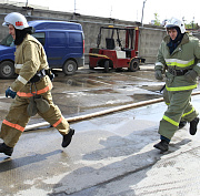 Произошёл пожар на фабрике мороженого «Гроспирон» под Новосибирском